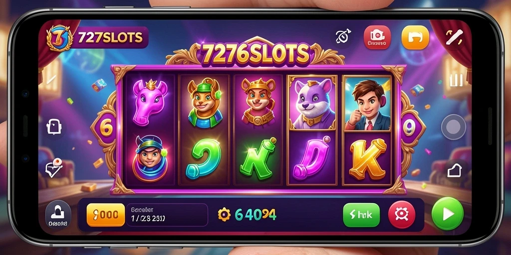 Tangkapan layar menampilkan gameplay mendebarkan dari 7276SLOTS.