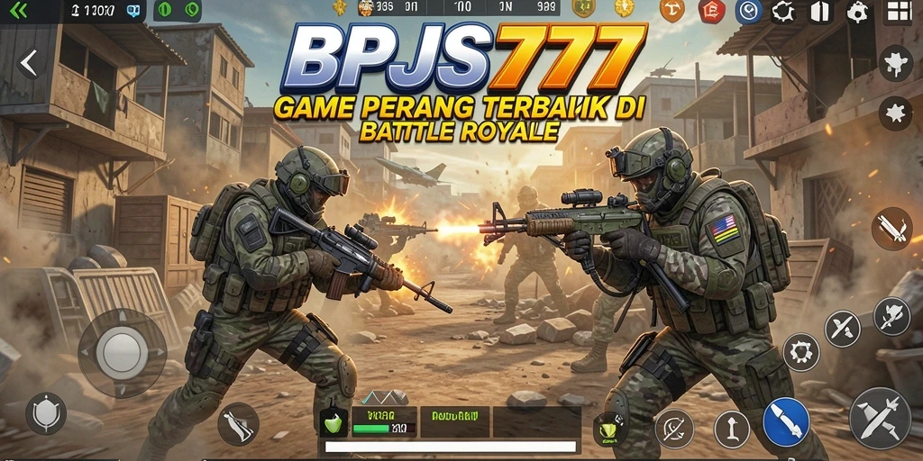 Tampilan gameplay BPJS777 yang mendebarkan dalam Battle Royale.