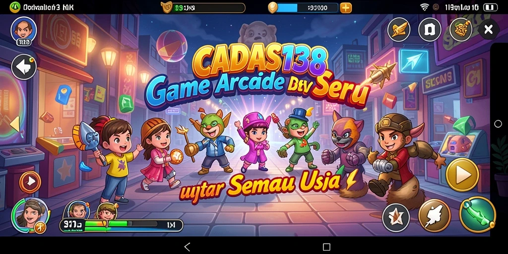 Tampilan gameplay menarik dari CADAS138 dengan aksi arcade yang seru.