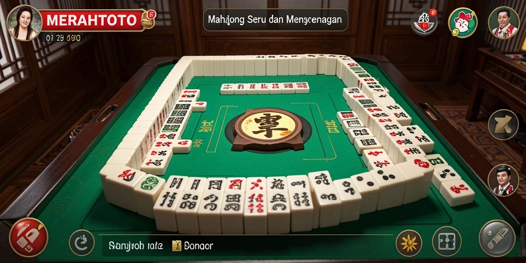 Gameplay Mahjong yang seru dan menantang di MERAHTOTO.