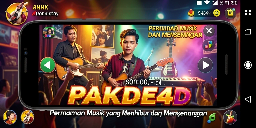 Screenshot gameplay PAKDE4D menampilkan pemain yang sedang asyik bermain.