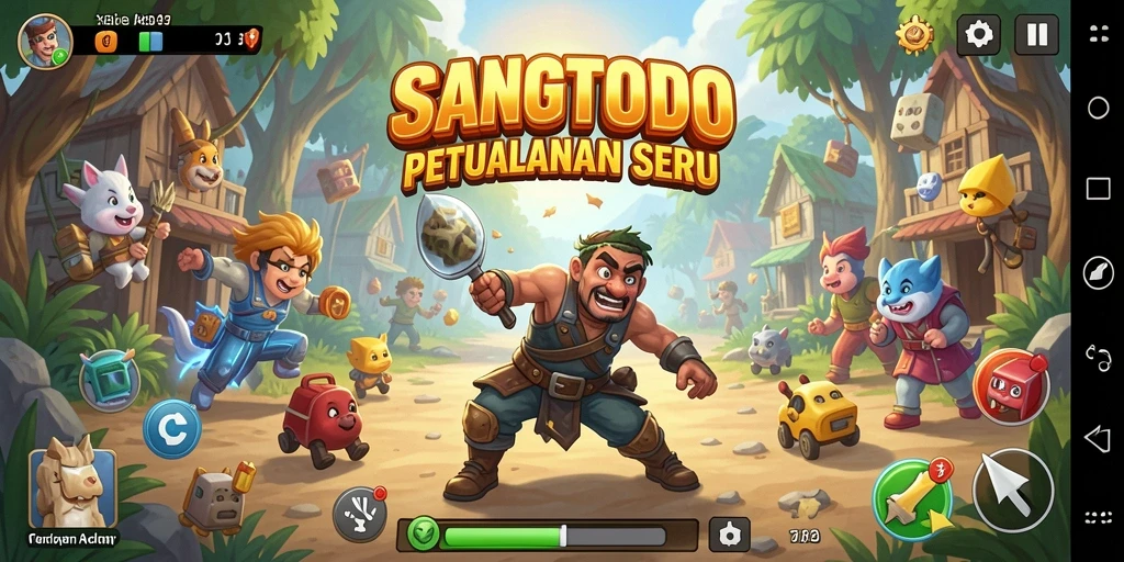 Tampilan menarik dari gameplay SANGTOTO yang penuh warna.