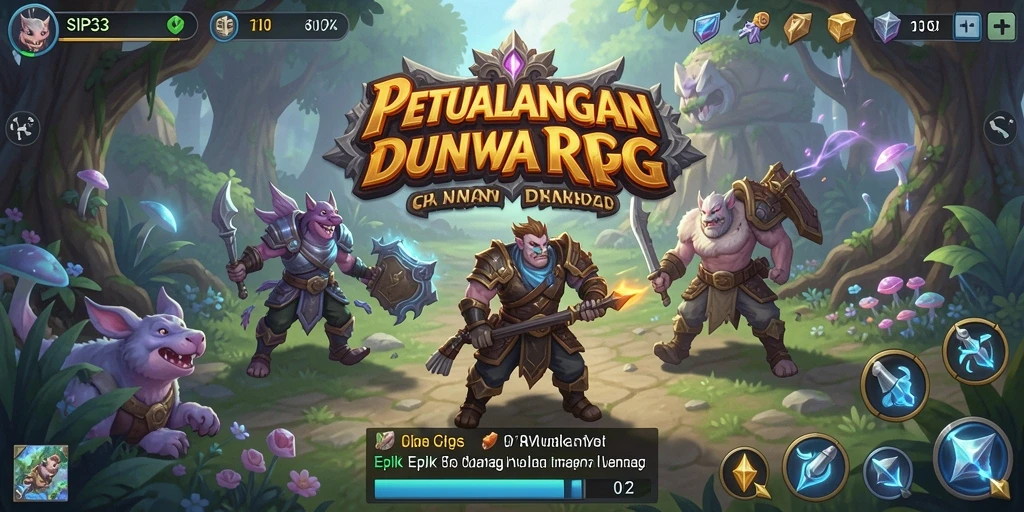 Tampilan gameplay SIP33 yang seru dengan pertarungan mendebarkan.