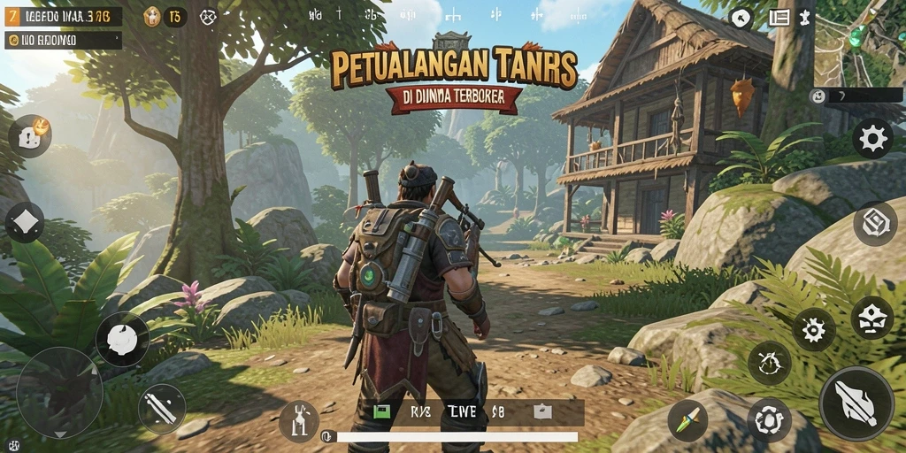Tampilan gameplay T6 yang menakjubkan di dunia terbuka.